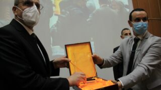 Visite du ministre de lenseignement superieur et de la recherche scientifique pr Abdelbaki BENZIANE a luniversite Abderrahman M 380