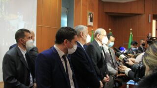 Visite du ministre de lenseignement superieur et de la recherche scientifique pr Abdelbaki BENZIANE a luniversite Abderrahman M 382
