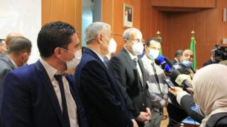 Visite du ministre de lenseignement superieur et de la recherche scientifique pr Abdelbaki BENZIANE a luniversite Abderrahman M 383