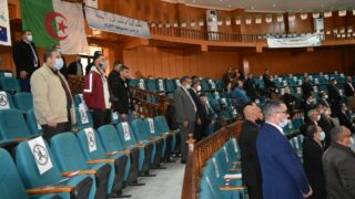 Visite du ministre de lenseignement superieur et de la recherche scientifique pr Abdelbaki BENZIANE a luniversite Abderrahman M 54 1