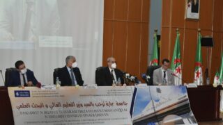 Visite du ministre de lenseignement superieur et de la recherche scientifique pr Abdelbaki BENZIANE a luniversite Abderrahman M 57 1