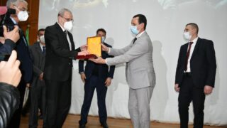 Visite du ministre de lenseignement superieur et de la recherche scientifique pr Abdelbaki BENZIANE a luniversite Abderrahman M 79 1