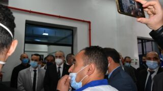 Visite du ministre de lenseignement superieur et de la recherche scientifique pr Abdelbaki BENZIANE a luniversite Abderrahman M 82 1