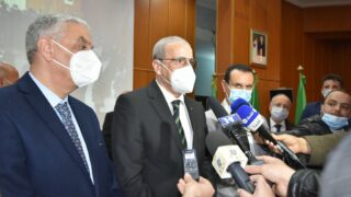 Visite du ministre de lenseignement superieur et de la recherche scientifique pr Abdelbaki BENZIANE a luniversite Abderrahman M 83 1