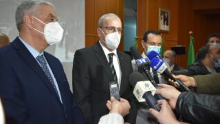 Visite du ministre de lenseignement superieur et de la recherche scientifique pr Abdelbaki BENZIANE a luniversite Abderrahman M 84 1