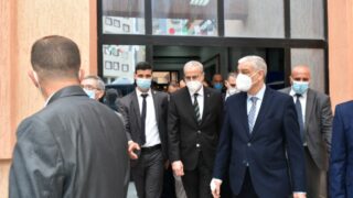 Visite du ministre de lenseignement superieur et de la recherche scientifique pr Abdelbaki BENZIANE a luniversite Abderrahman M 85 1