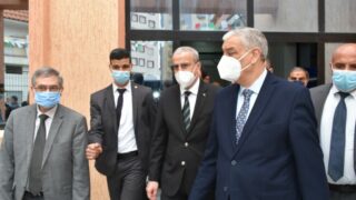 Visite du ministre de lenseignement superieur et de la recherche scientifique pr Abdelbaki BENZIANE a luniversite Abderrahman M 86 1