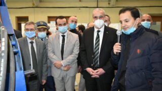 Visite du ministre de lenseignement superieur et de la recherche scientifique pr Abdelbaki BENZIANE a luniversite Abderrahman M 89 1