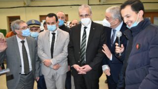 Visite du ministre de lenseignement superieur et de la recherche scientifique pr Abdelbaki BENZIANE a luniversite Abderrahman M 90 1