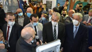 Visite du ministre de lenseignement superieur et de la recherche scientifique pr Abdelbaki BENZIANE a luniversite Abderrahman M 92 1