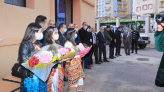 Visite du ministre de lenseignement superieur et de la recherche scientifique pr Abdelbaki BENZIANE a luniversite Abderrahman M 99 1