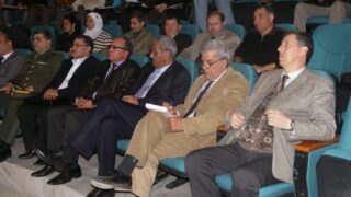 Conférence présentée par Mr Abdelkader MESSAHL Ministre délégué chargé des affaires maghrébines 7 conference de abdelkader messahel 15 03 2009 07