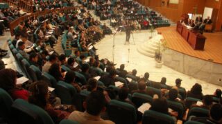 Conférence présentée par Mr Abdelkader MESSAHL Ministre délégué chargé des affaires maghrébines 12 conference de abdelkader messahel 15 03 2009 12