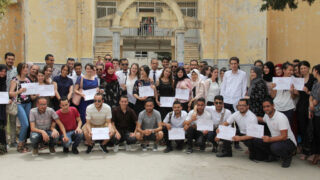 Cérémonie de clôture de l’année universitaire 2017/2018 organisée par le département de Génie civil 75 Ceremonie de fin d annee faculte genie civil 04 juillet 2018 picture 0075