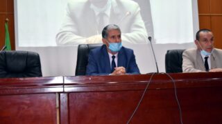 Ceremonie remerciement comite organisation visite du MESRS 2 fevrier 2021 Universite Bejaia 01