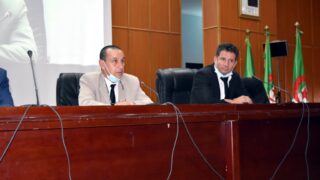 Ceremonie remerciement comite organisation visite du MESRS 2 fevrier 2021 Universite Bejaia 02