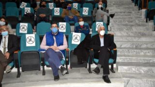 Ceremonie remerciement comite organisation visite du MESRS 2 fevrier 2021 Universite Bejaia 07