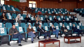 Ceremonie remerciement comite organisation visite du MESRS 2 fevrier 2021 Universite Bejaia 09