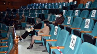 Ceremonie remerciement comite organisation visite du MESRS 2 fevrier 2021 Universite Bejaia 38
