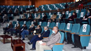 Ceremonie remerciement comite organisation visite du MESRS 2 fevrier 2021 Universite Bejaia 41