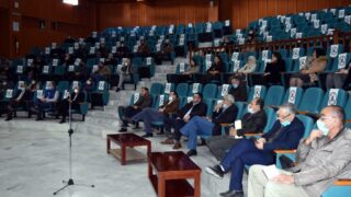 Ceremonie remerciement comite organisation visite du MESRS 2 fevrier 2021 Universite Bejaia 43