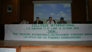 Colloque international sur la crise financière 23 Colloque international crise internationale ralentissement economique mondial 11 12 octobre 2009 24