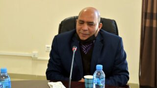 Installation du Professeur AOUDIA Sofiane, nouveau Doyen de la Faculté des Sciences Exactes 62 Pr BOUKERROUI Abdelhamid, Ex doyen de la faculté des sciences exactes de l'université Abderrahmane MIRA Bejaia