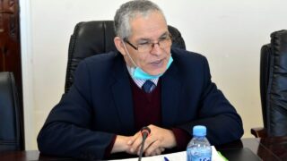 Installation du Professeur AOUDIA Sofiane, nouveau Doyen de la Faculté des Sciences Exactes 41 Pr BOUKERROU Amar, doyen de la Faculté de Technologie