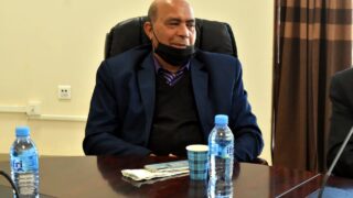 Installation du Professeur AOUDIA Sofiane, nouveau Doyen de la Faculté des Sciences Exactes 30 Pr BOUKERROUI Abdelhamid, Ex doyen de la faculté des sciences exactes