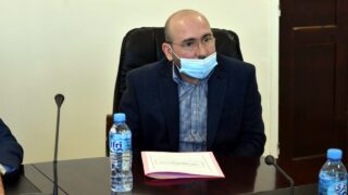 Installation du Professeur AOUDIA Sofiane, nouveau Doyen de la Faculté des Sciences Exactes 11 Pr AOUDIA Sofiane, doyen de la faculté des sciences exactes