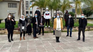 Visite representante CERVANTES Alger FLL Universite Bejaia 070