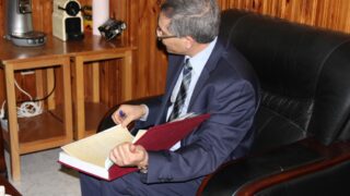 Ceremonie de signature de convention de partenariat de mobilite entre Universite Abderrahmane MIRA Bejaia et Universite–Guelma 04