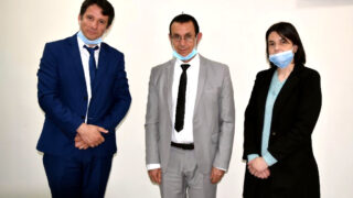 Installation du Dr BELHOUCINE Mounia en qualite de vice recteur charge des relations exterieures universite Bejaia 11 03 2021 18