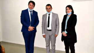 Installation du Dr BELHOUCINE Mounia en qualite de vice recteur charge des relations exterieures universite Bejaia 11 03 2021 20