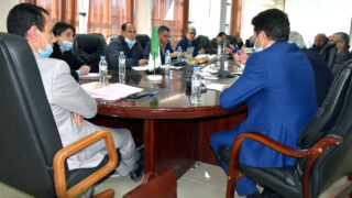 Installation du Dr BELHOUCINE Mounia en qualite de vice recteur charge des relations exterieures universite Bejaia 11 03 2021 6