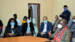 Visite de travail de son Excellence lAmbassadeur du Mozambique en Algerie M CARVALHO MUARIA a luniversite de Bejaia le 16 04 20 14