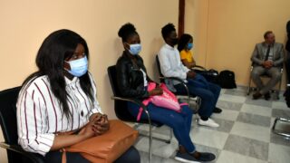 Visite de travail de son Excellence lAmbassadeur du Mozambique en Algerie M CARVALHO MUARIA a luniversite de Bejaia le 16 04 20 22