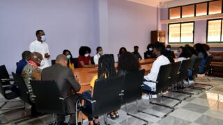 Visite de travail de son Excellence lAmbassadeur du Mozambique en Algerie M CARVALHO MUARIA a luniversite de Bejaia le 16 04 20 29