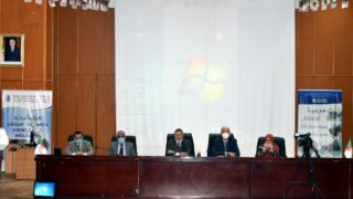 Ceremonie d installatio officielle du Pr BENAICHE Abdelkrim nouveau Recteur de l universite Abderrahmane MIRA de Bejaia le mar 03