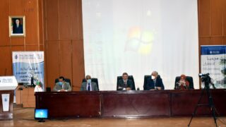 Ceremonie d installatio officielle du Pr BENAICHE Abdelkrim nouveau Recteur de l universite Abderrahmane MIRA de Bejaia le mar 04