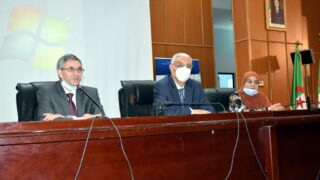 Ceremonie d installatio officielle du Pr BENAICHE Abdelkrim nouveau Recteur de l universite Abderrahmane MIRA de Bejaia le mar 09