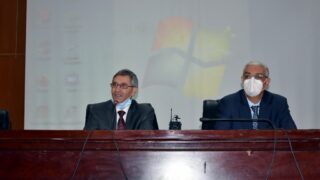 Ceremonie d installatio officielle du Pr BENAICHE Abdelkrim nouveau Recteur de l universite Abderrahmane MIRA de Bejaia le mar 11