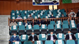 Ceremonie d installatio officielle du Pr BENAICHE Abdelkrim nouveau Recteur de l universite Abderrahmane MIRA de Bejaia le mar 14
