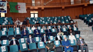 Ceremonie d installatio officielle du Pr BENAICHE Abdelkrim nouveau Recteur de l universite Abderrahmane MIRA de Bejaia le mar 15