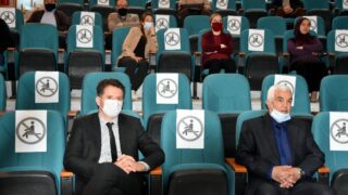 Ceremonie d installatio officielle du Pr BENAICHE Abdelkrim nouveau Recteur de l universite Abderrahmane MIRA de Bejaia le mar 21