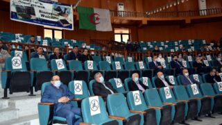 Ceremonie d installatio officielle du Pr BENAICHE Abdelkrim nouveau Recteur de l universite Abderrahmane MIRA de Bejaia le mar 22