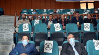 Ceremonie d installatio officielle du Pr BENAICHE Abdelkrim nouveau Recteur de l universite Abderrahmane MIRA de Bejaia le mar 24