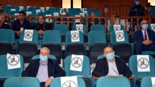 Ceremonie d installatio officielle du Pr BENAICHE Abdelkrim nouveau Recteur de l universite Abderrahmane MIRA de Bejaia le mar 25