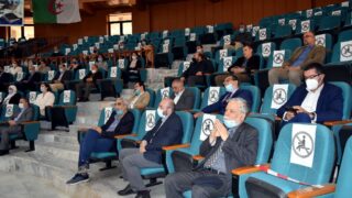 Ceremonie d installatio officielle du Pr BENAICHE Abdelkrim nouveau Recteur de l universite Abderrahmane MIRA de Bejaia le mar 31