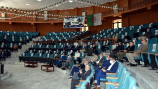 Ceremonie d installatio officielle du Pr BENAICHE Abdelkrim nouveau Recteur de l universite Abderrahmane MIRA de Bejaia le mar 32